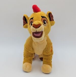 Disney Yellow and Red Lion Cub Plush Stuffed Animal Kion